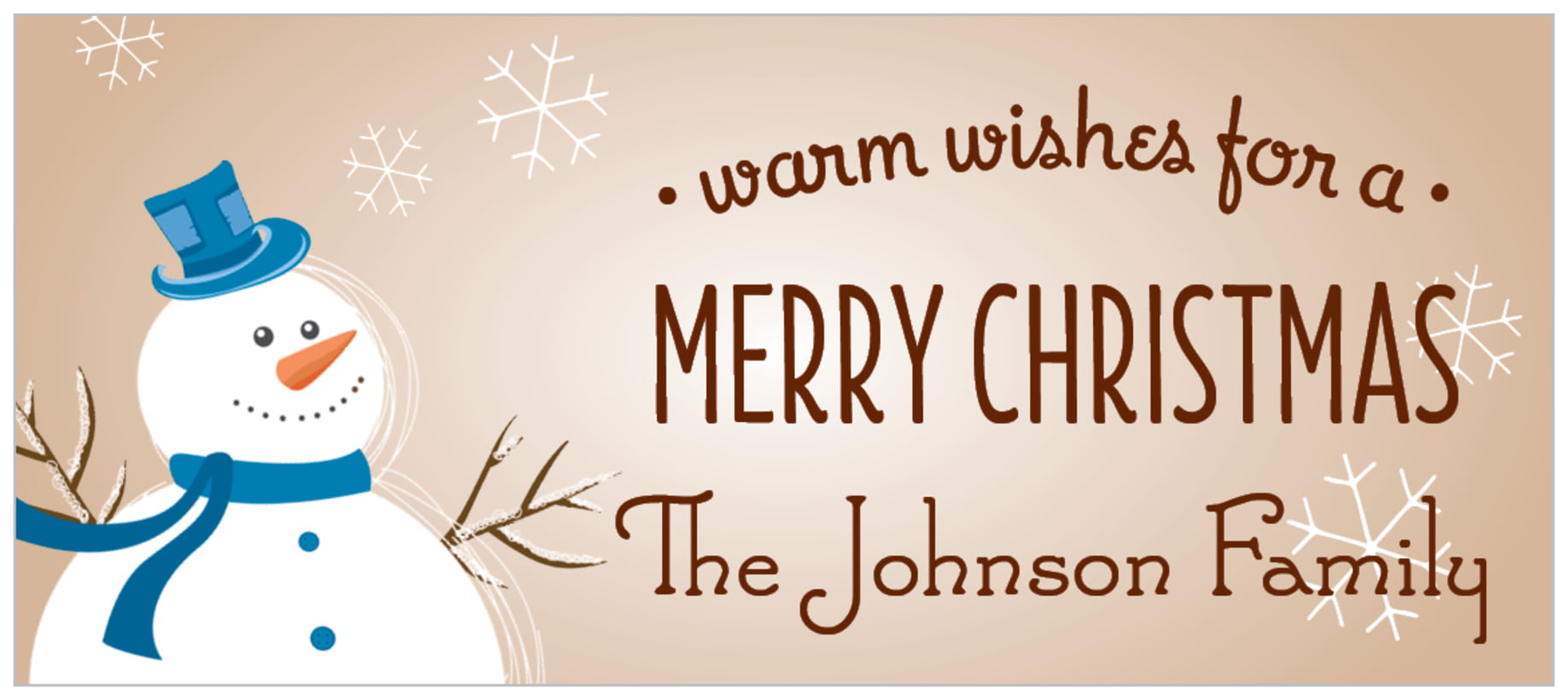 Frosty | Wine Labels | Small Rectangle Labels | Evermine