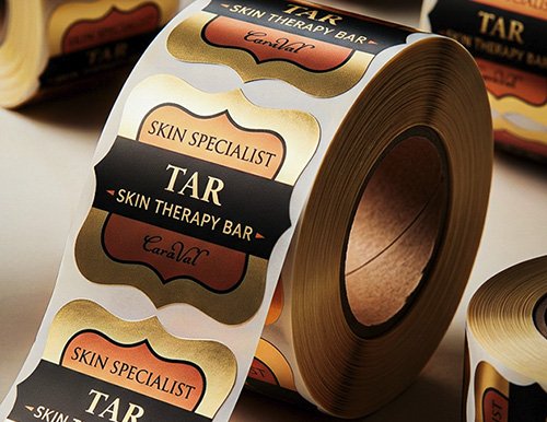 metallic labels