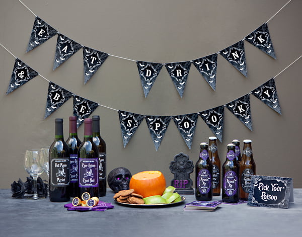 DIY Alphabet Garland Spook Style - Free Printable Download